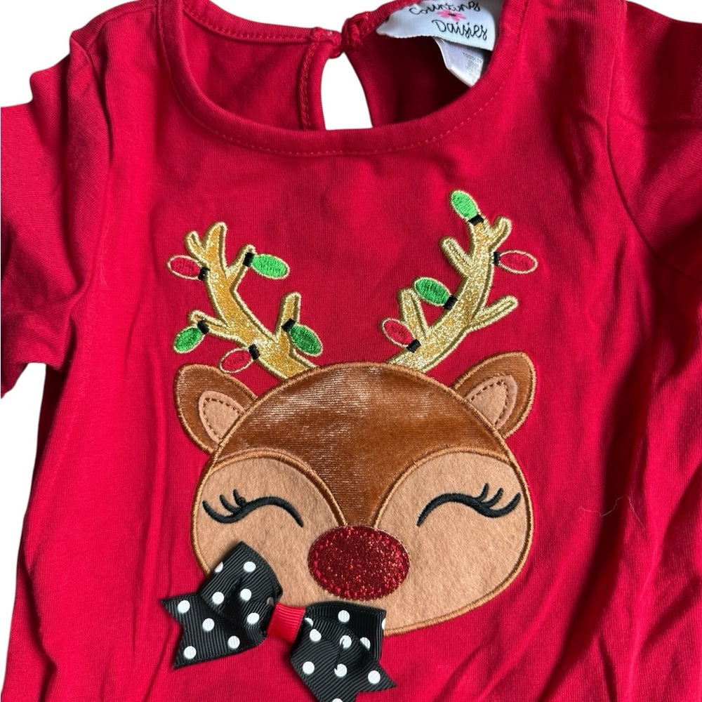Festive Reindeer Kids Set - Red and Black - Picture 5 of 14